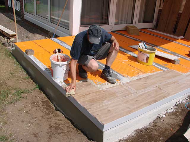 Sanierung einer Terrasse